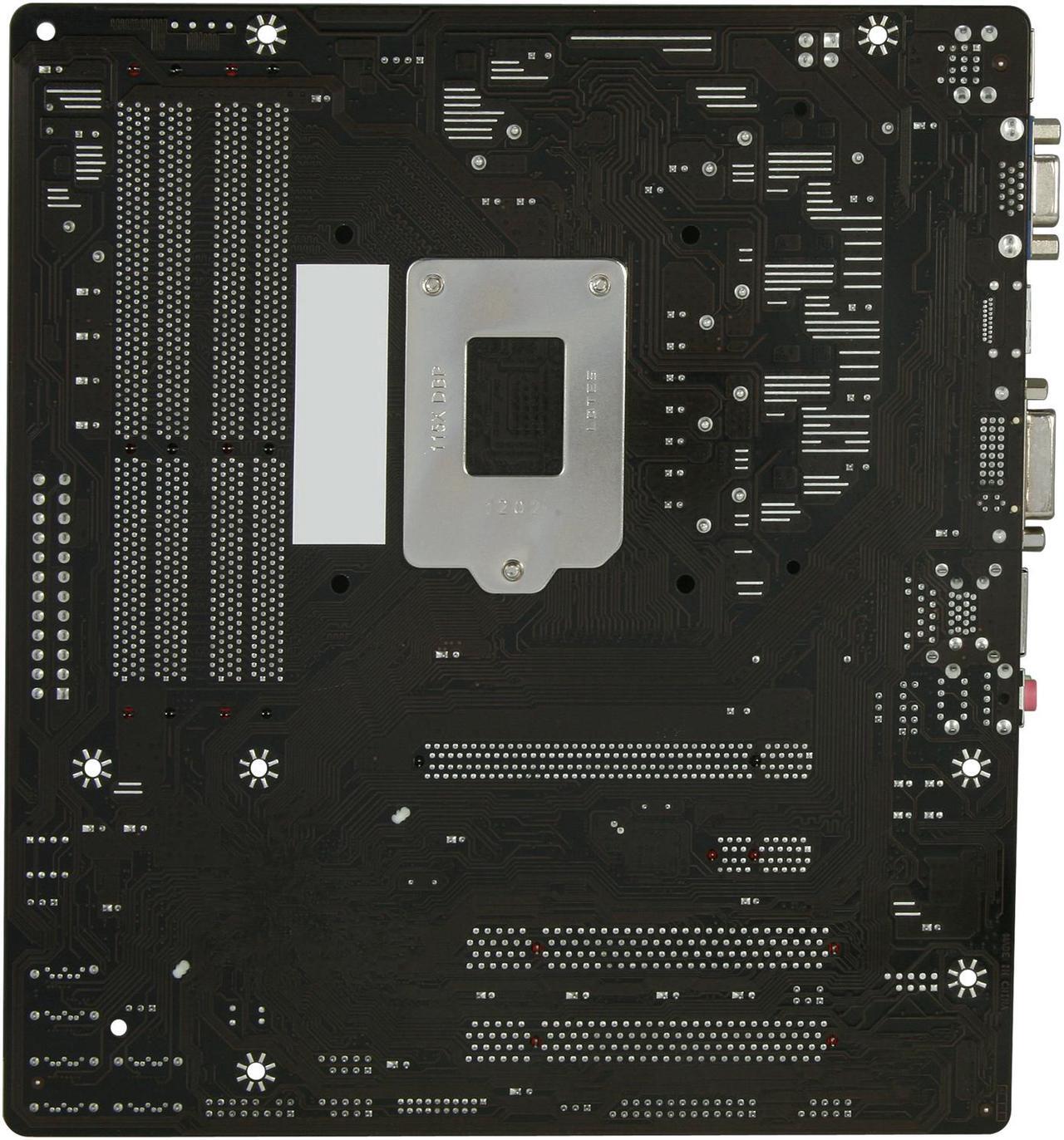 Alt view image 4 of 5 - BIOSTAR B75MU3+ LGA 1155 Intel B75 HDMI USB 3.0 Micro ATX Intel Motherboard