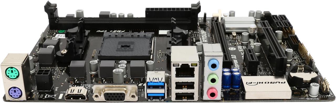Alt view image 3 of 5 - BIOSTAR Hi-Fi A70U3P FM2+ / FM2 AMD A70M SATA 6Gb/s USB 3.0 HDMI Micro ATX AMD Motherboard