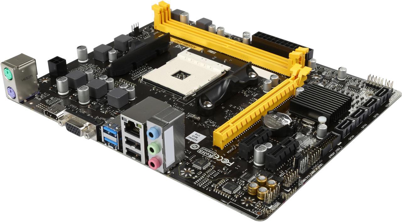 BIOSTAR A320MH PRO AM4 SATA 6Gb/s USB 3.1 HDMI Micro ATX AMD Motherboard