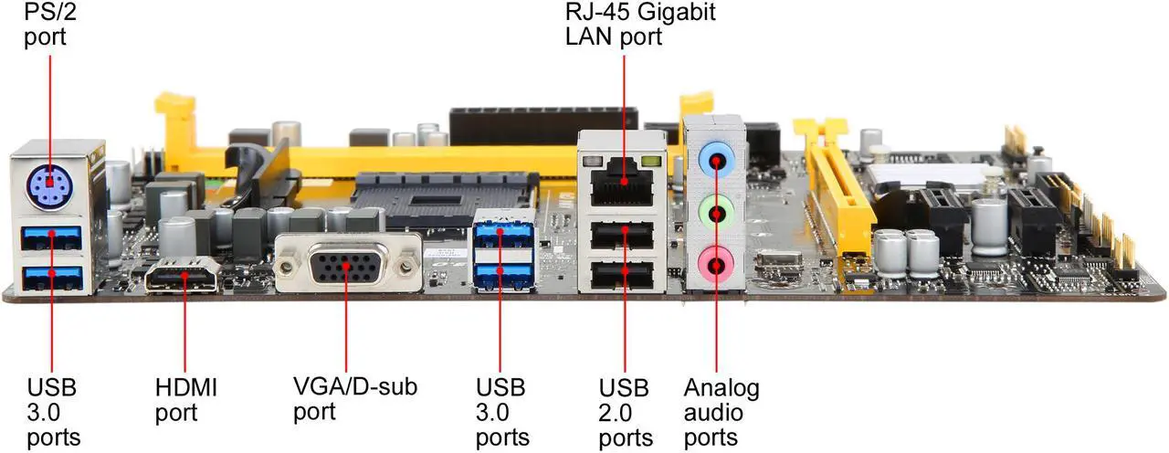 Alt view image 6 of 6 - BIOSTAR B450MHC AM4 AMD B450 USB 3.1 HDMI Micro ATX AMD Motherboard