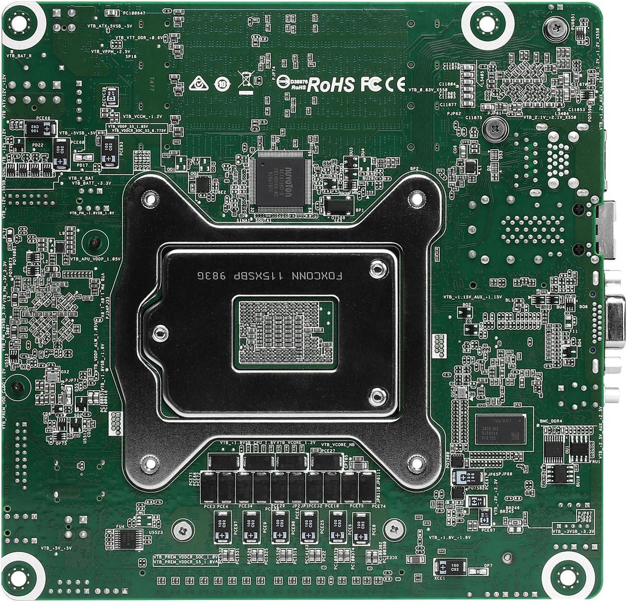 Alt view image 5 of 7 - AsRock Rack X570D4I-2T Mini-ITX Server Motherboard AM4 PGA 1331 X570 AMD Ryzen 3rd Generation Series Processors