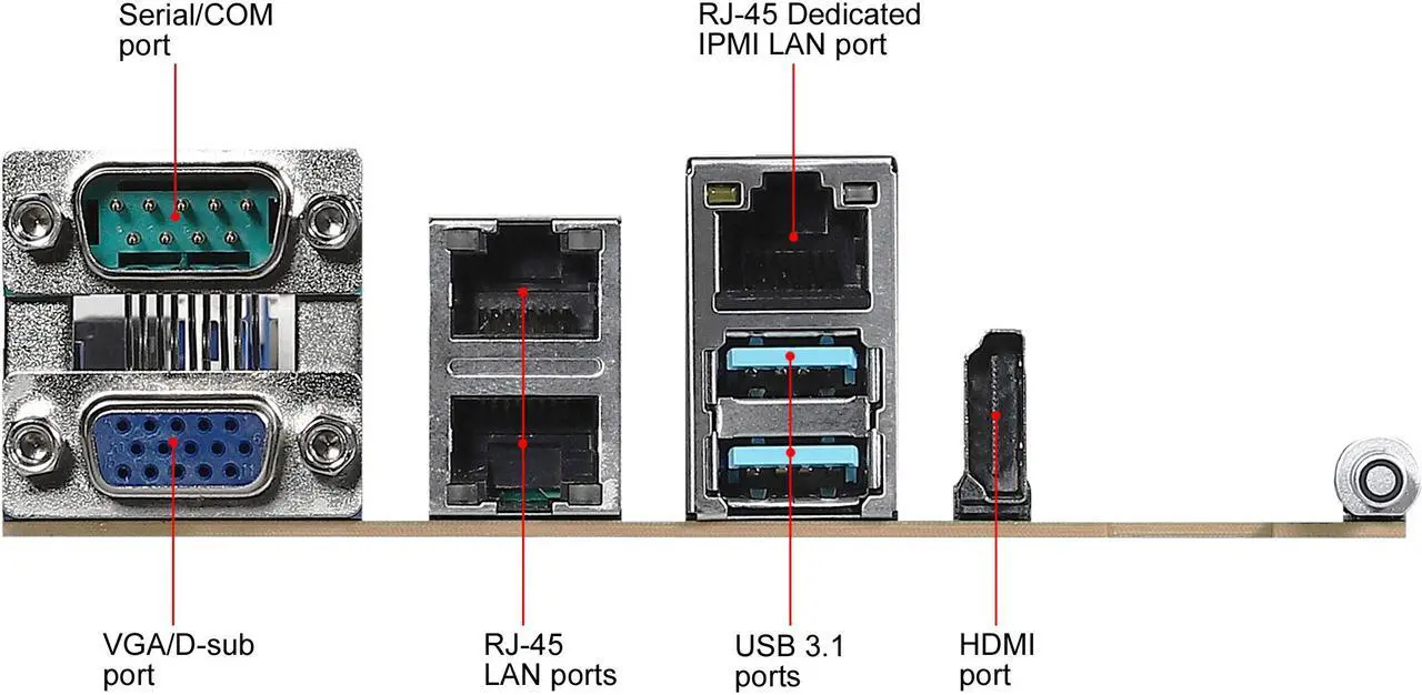 Alt view image 5 of 6 - AsRock Rack X570D4U micro-ATX Server Motherboard AMD AM4 PGA 1331 Dual GLAN