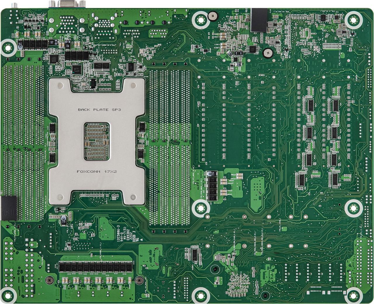 Alt view image 2 of 3 - AsRock Rack WRX80D8-2T ATX Server Motherboard Socket sWRX8 AMD WRX80