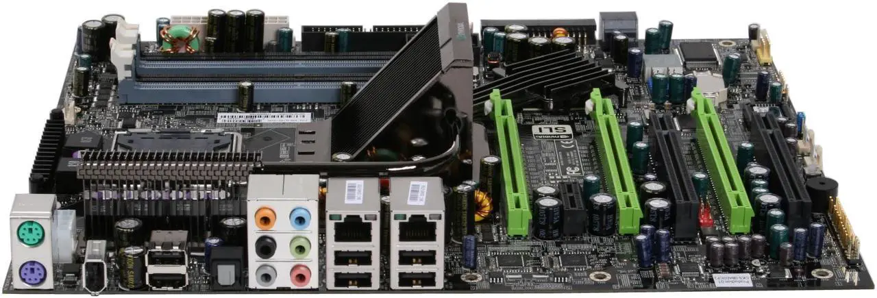Alt view image 2 of 8 - XFX MB-N780-ISH9 LGA 775 NVIDIA nForce 780i SLI Intel Motherboard 3-Way SLI Support