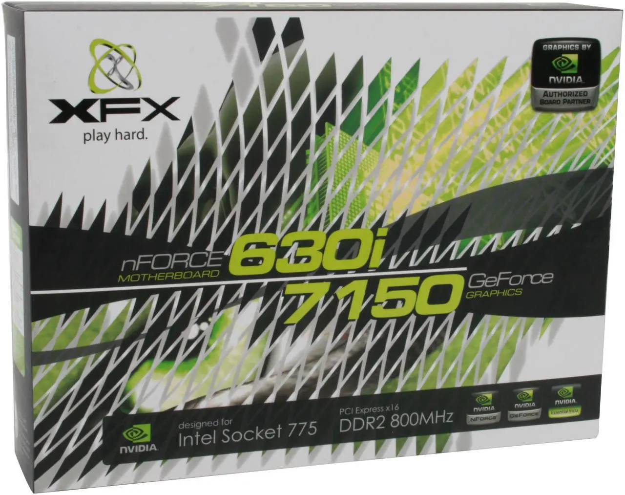 Alt view image 7 of 7 - XFX MG-630i-7159 LGA 775 NVIDIA GeForce 7150 HDMI Micro ATX Intel Motherboard