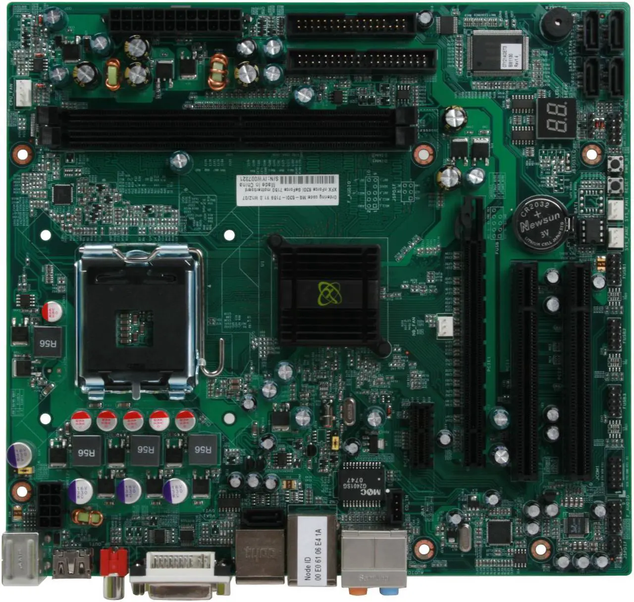 Alt view image 3 of 7 - XFX MG-630i-7159 LGA 775 NVIDIA GeForce 7150 HDMI Micro ATX Intel Motherboard