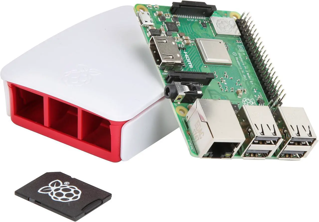 Main image of Raspberry Pi 3 Model B+ Complete Starter Kit, Official Case and PSU Included