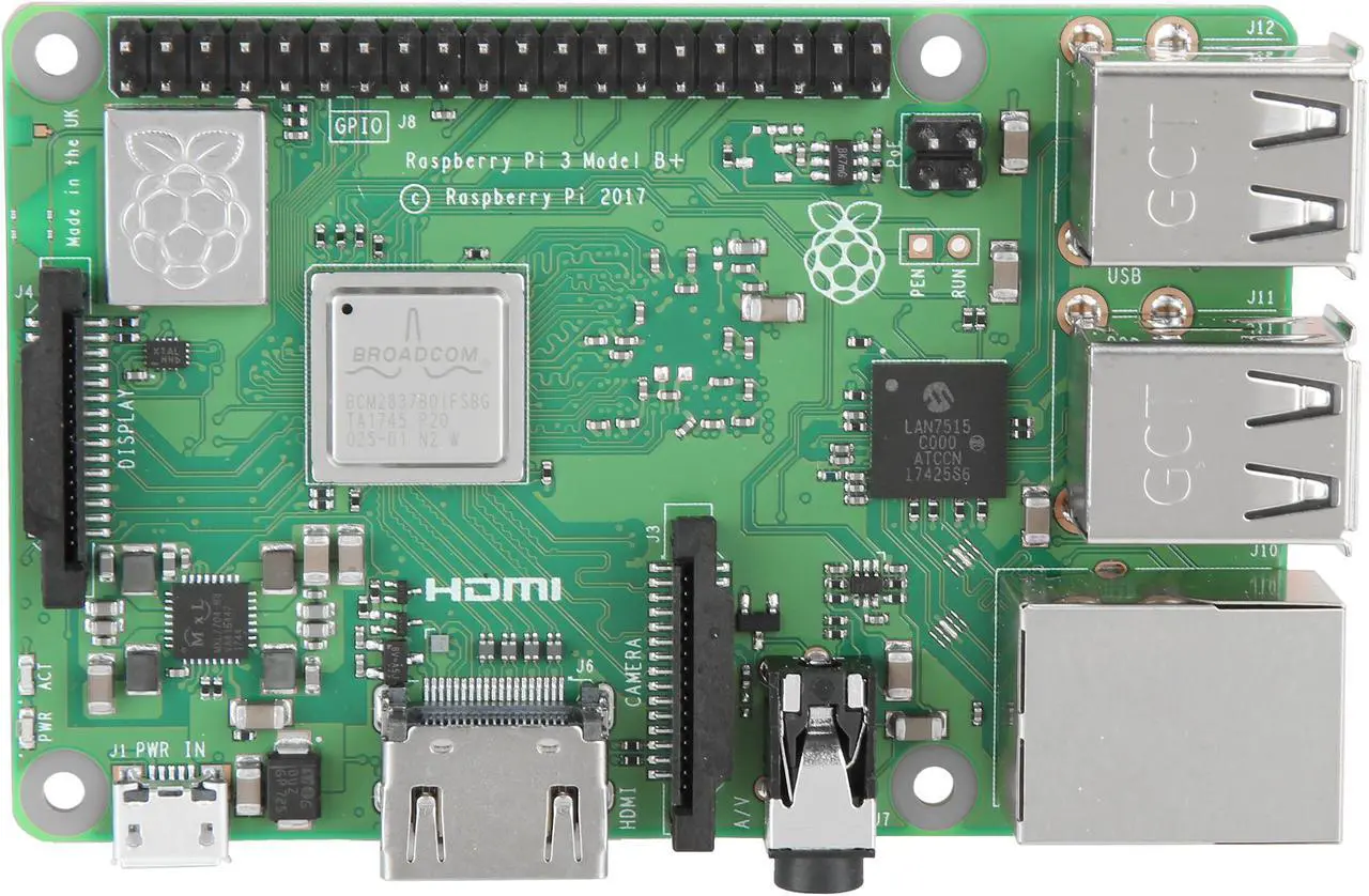 Alt view image 3 of 10 - Raspberry Pi 3 Model B+ Complete Starter Kit, Official Case and PSU Included