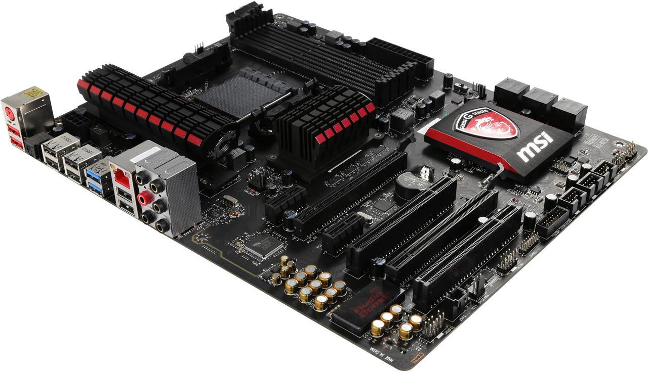 MSI Gaming 970 Gaming AM3+/AM3 AMD 970 and SB950 SATA 6Gb/s USB 3.0 ATX AMD Motherboard