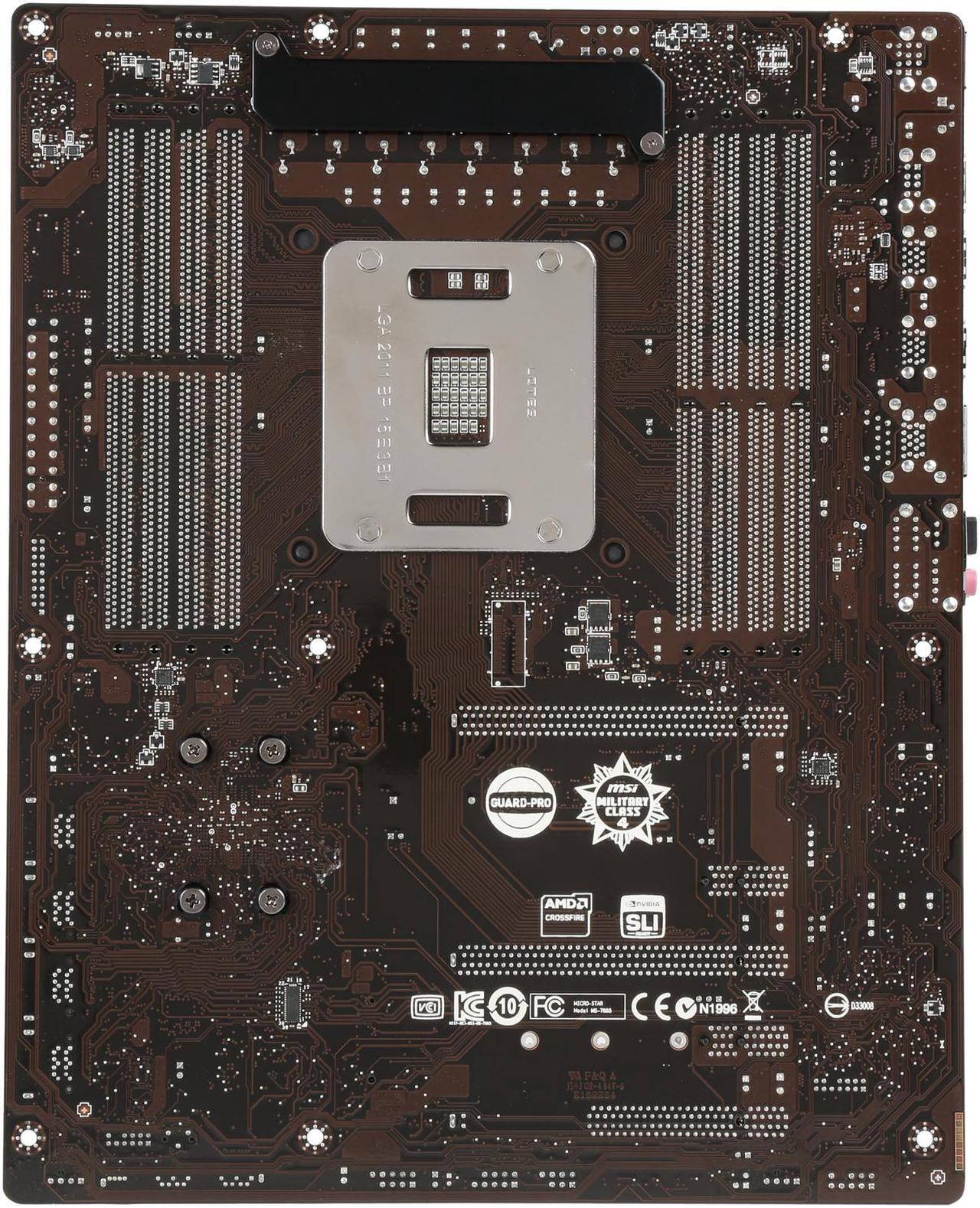 Alt view image 4 of 5 - MSI Extreme Gaming Intel X99 LGA 2011 DDR4 USB 3.1 ATX Motherboard (X99A Raider)