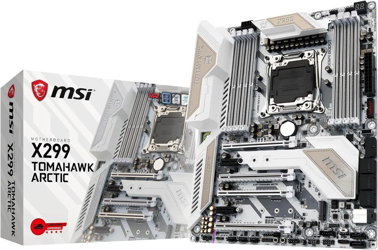 Alt view image 5 of 5 - MSI X299 TOMAHAWK ARCTIC LGA 2066 Intel X299 USB 3.1 ATX Intel Motherboard