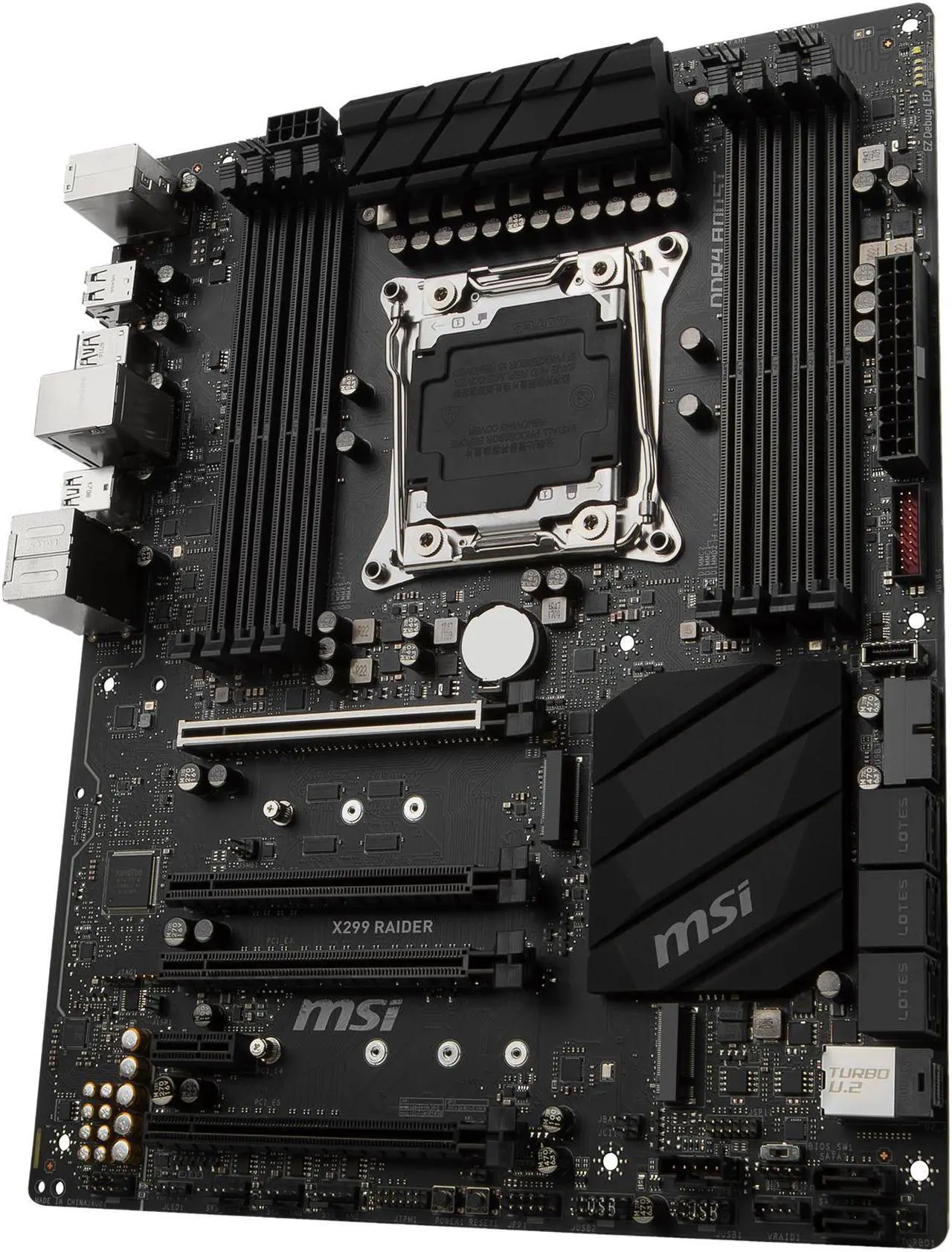Alt view image 3 of 10 - MSI X299 RAIDER LGA 2066 Intel X299 USB 3.1 ATX Intel Motherboard