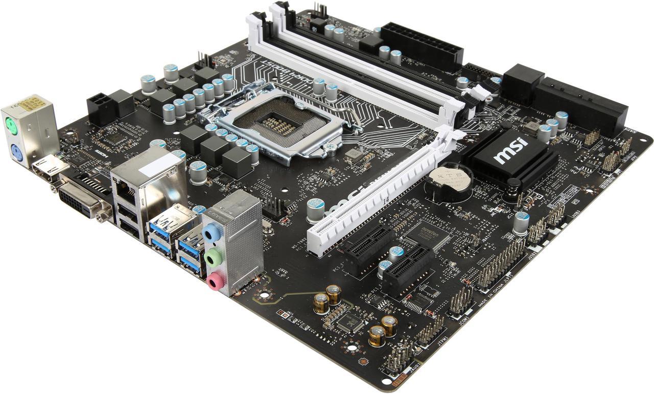 MSI B150M BAZOOKA LGA 1151 Intel B150 HDMI SATA 6Gb/s USB 3.1 Micro ATX Intel Motherboard