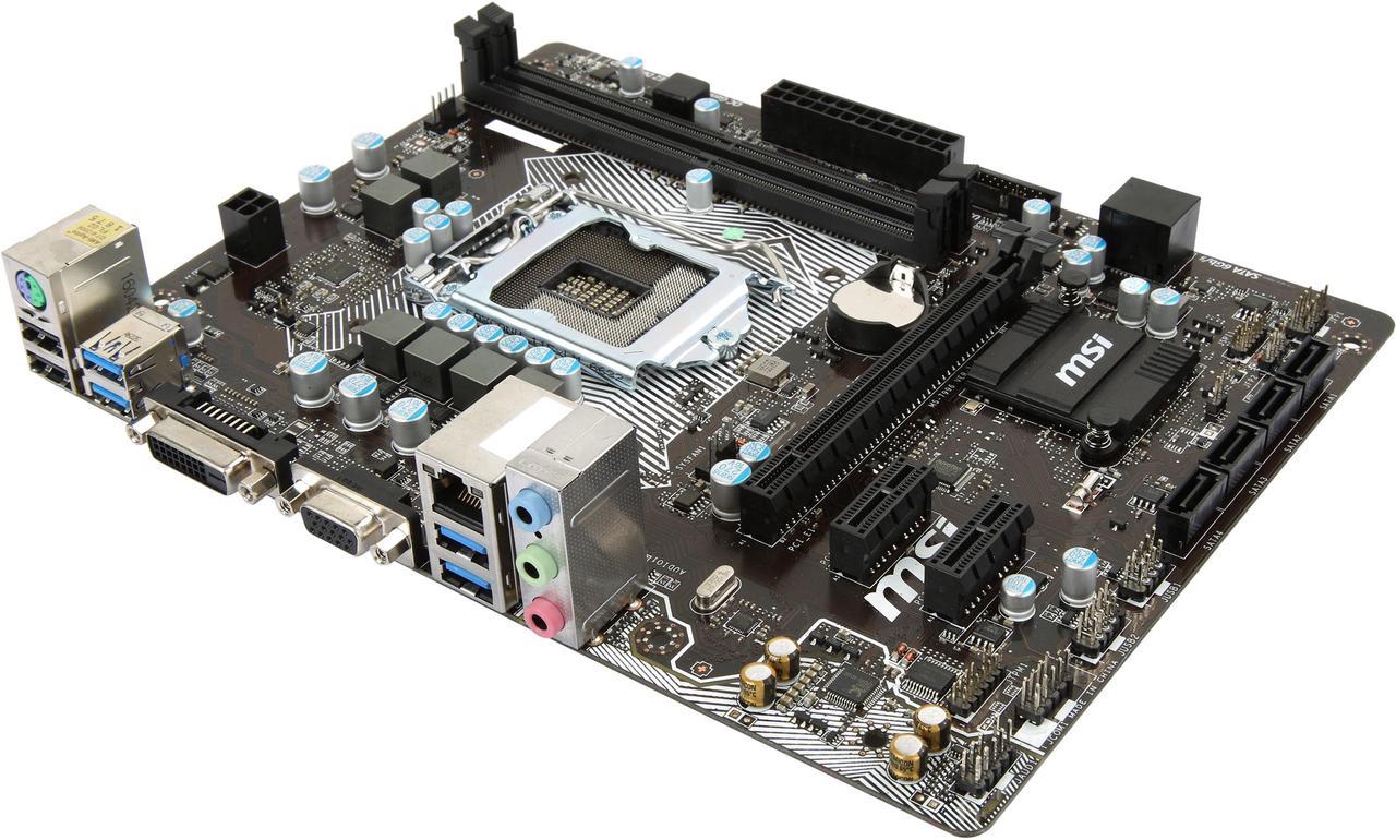 MSI B150M PRO-VD LGA 1151 Intel B150 SATA 6Gb/s USB 3.1 Micro ATX Intel Motherboard