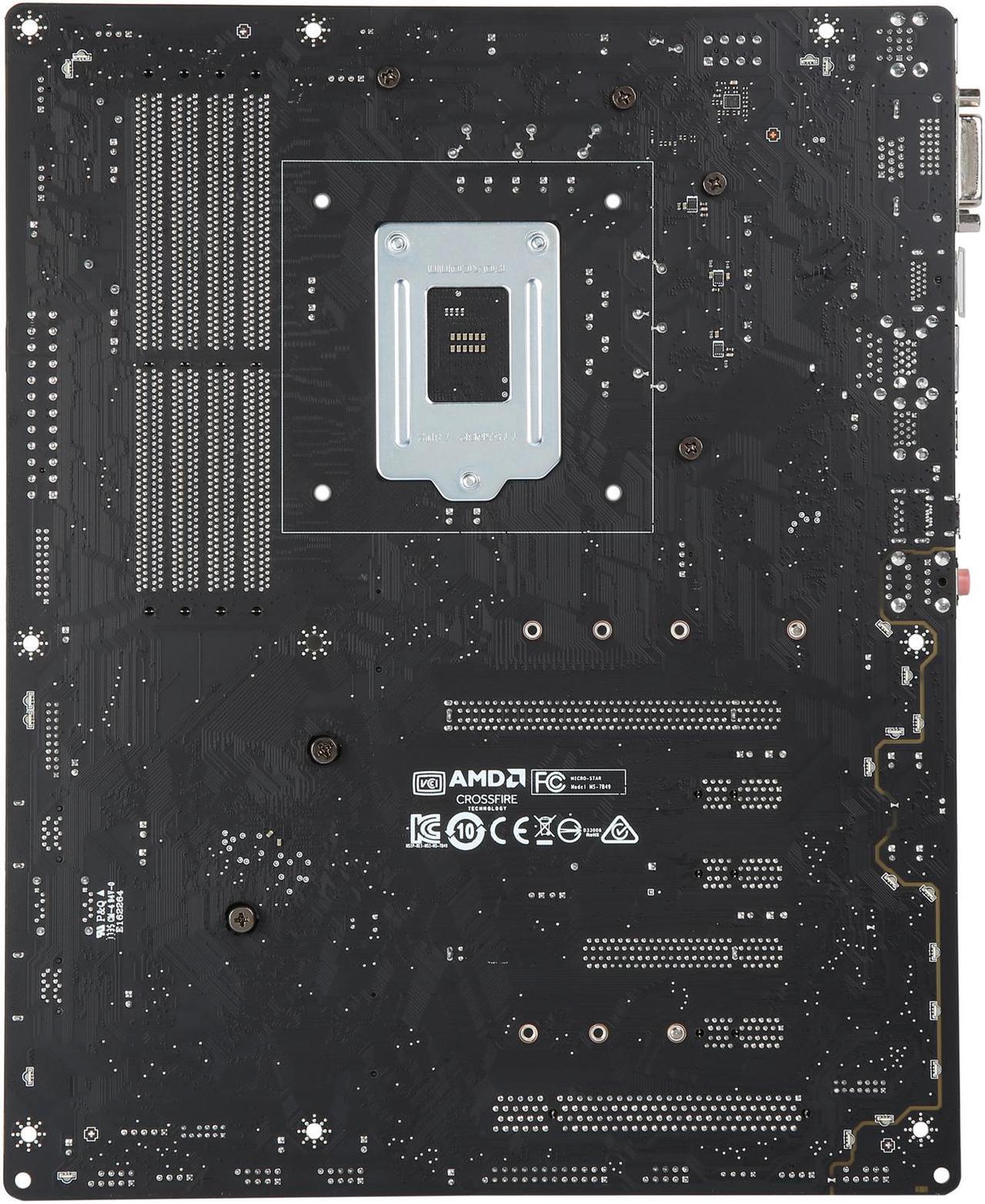 Alt view image 5 of 5 - MSI Z370 PC PRO LGA 1151 (300 Series) Intel Z370 SATA 6Gb/s USB 3.1 ATX Intel Motherboard