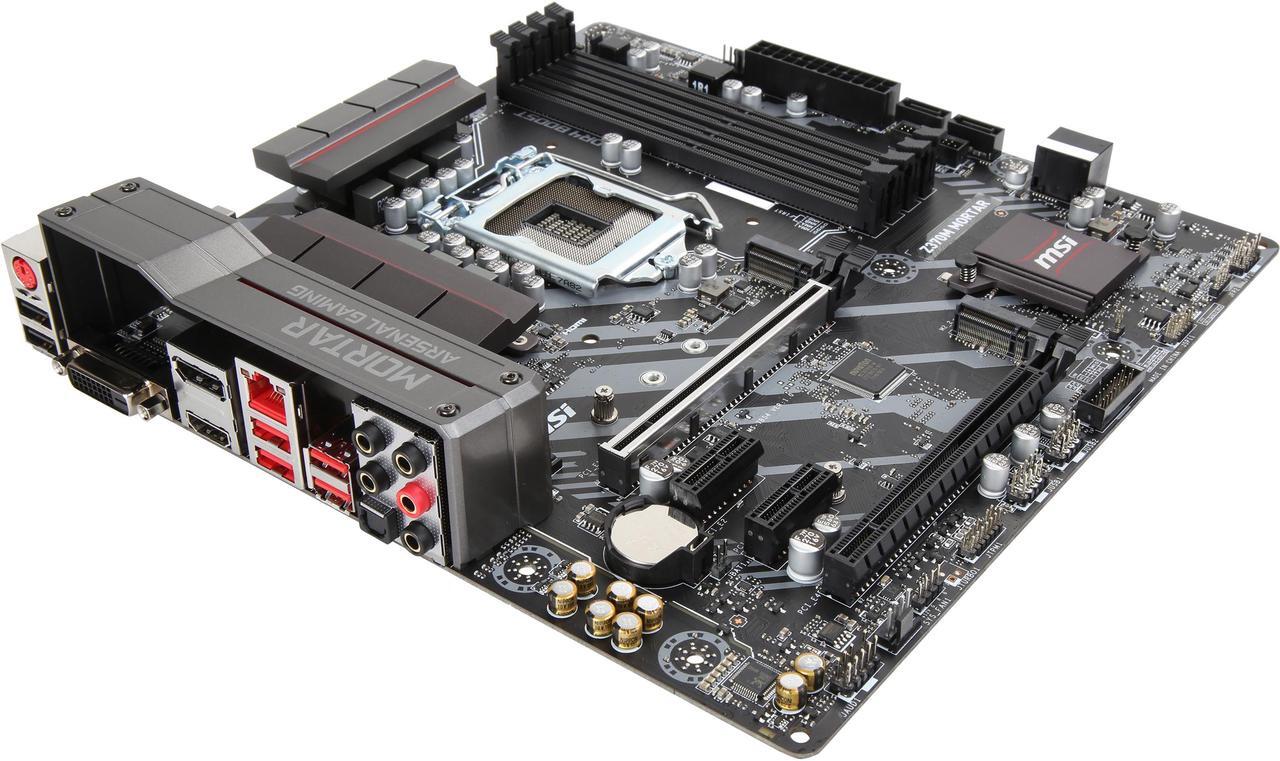 Main image of MSI ARSENAL GAMING Z370M MORTAR LGA 1151 (300 Series) Intel Z370 HDMI USB 3.1 Micro ATX Intel Motherboard