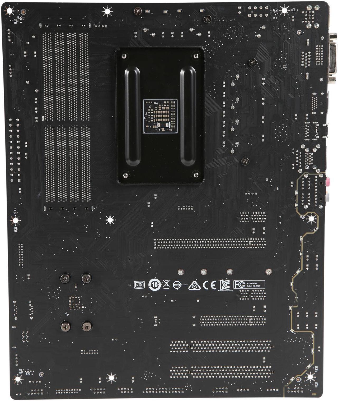 Alt view image 5 of 5 - MSI B350 PC MATE AM4 AMD B350 SATA 6Gb/s USB 3.1 HDMI ATX AMD Motherboard