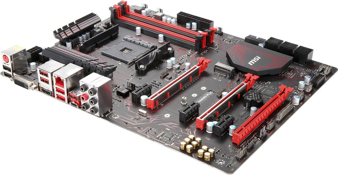 MSI PERFORMANCE GAMING X370 GAMING PLUS AM4 AMD X370 SATA 6Gb/s USB 3.1 HDMI ATX AMD Motherboard