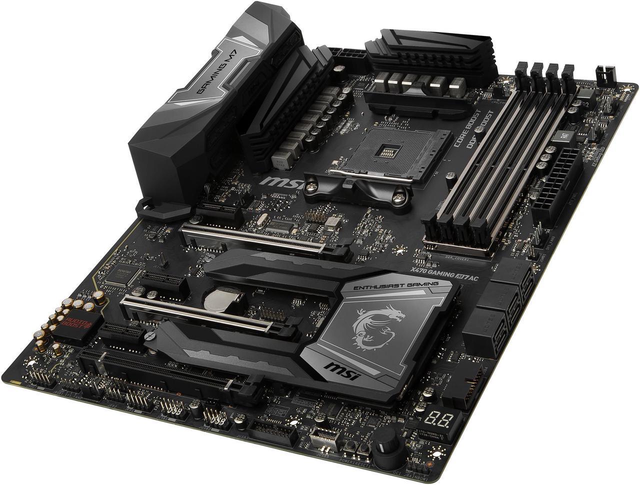 Alt view image 2 of 7 - MSI X470 GAMING M7 AC AM4 AMD X470 SATA 6Gb/s USB 3.1 ATX AMD Motherboard