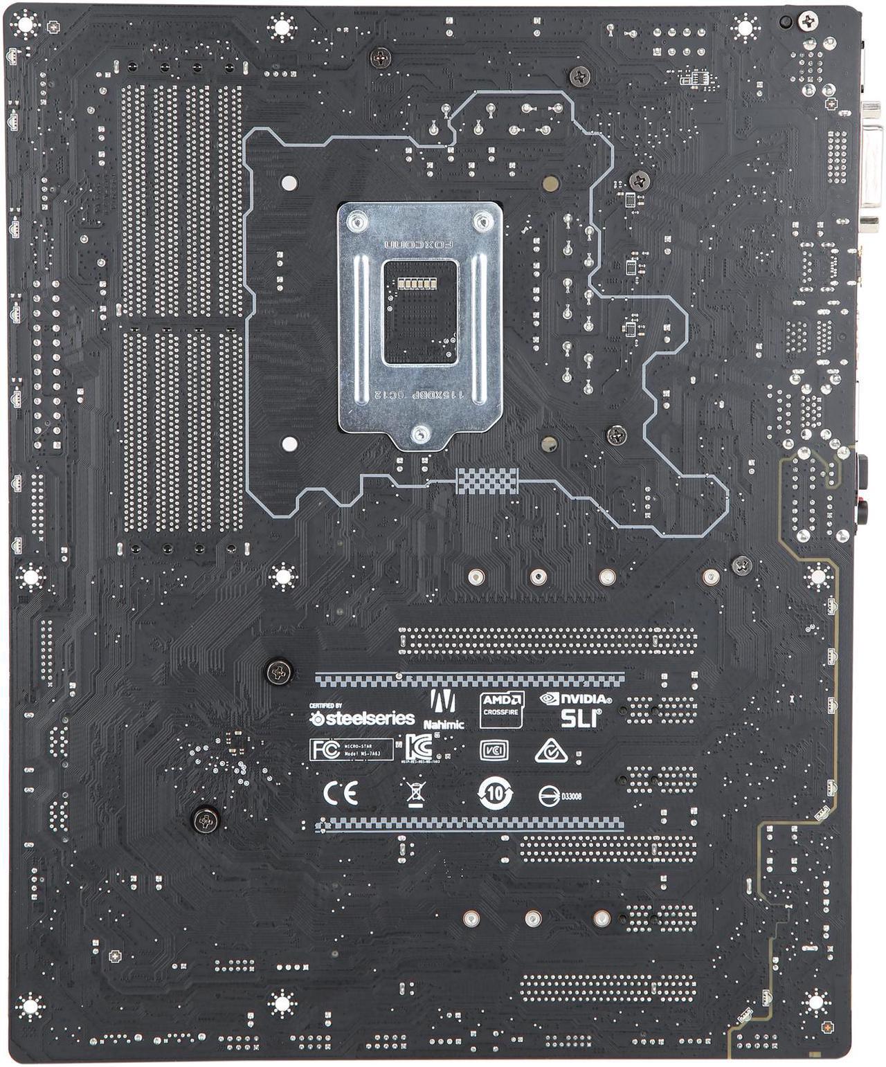 Alt view image 5 of 6 - MSI Z270 GAMING PRO CARBON LGA 1151 Intel Z270 HDMI SATA 6Gb/s USB 3.1 ATX Intel Motherboard
