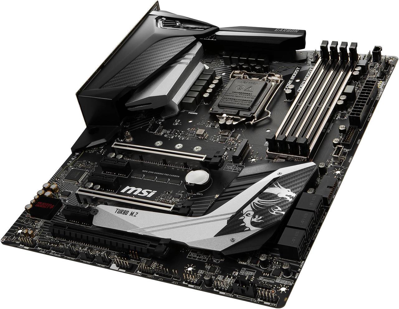 Alt view image 4 of 10 - MSI MPG Z390 GAMING PRO CARBON LGA 1151 (300 Series) Intel Z390 HDMI USB 3.1 ATX Intel Motherboard