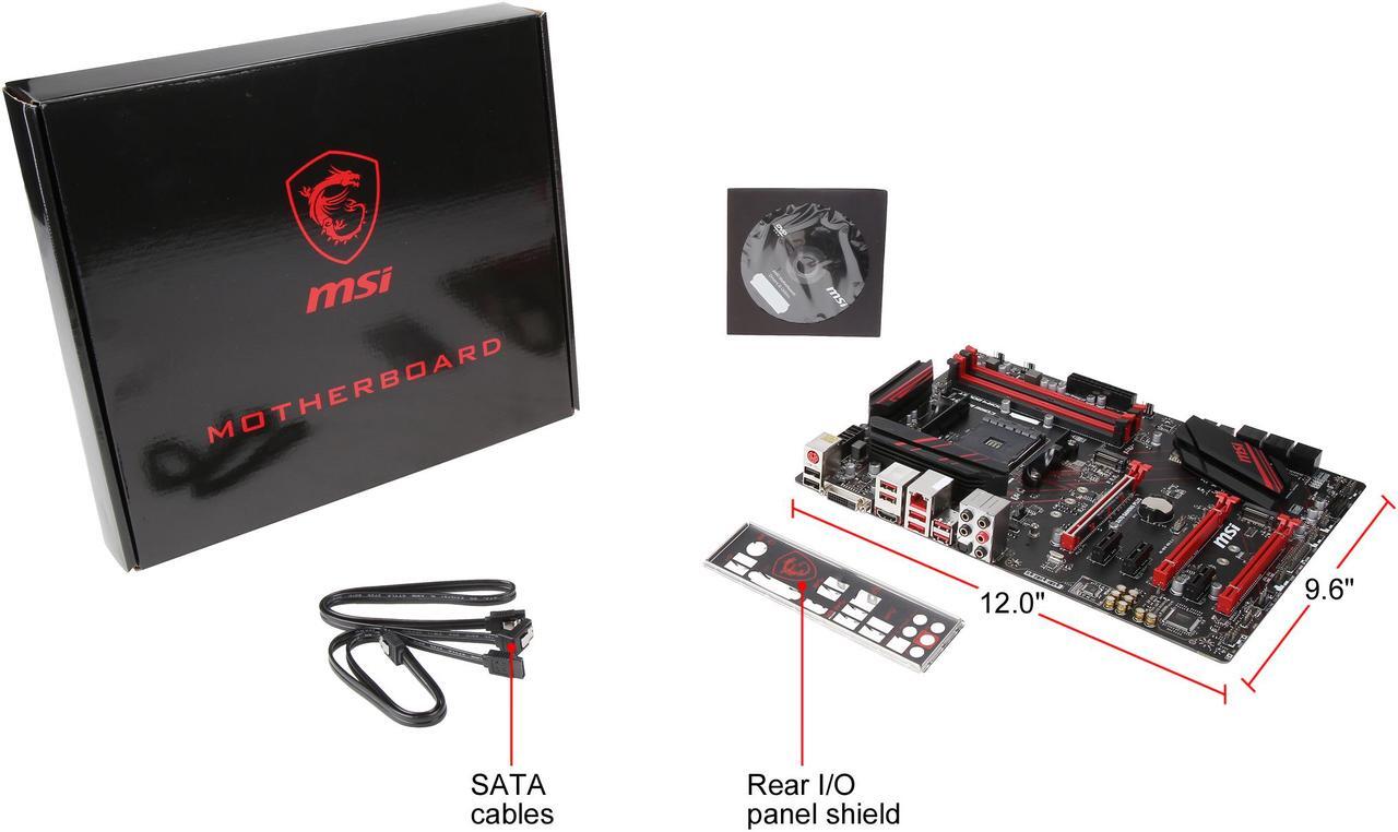 Alt view image 7 of 6 - MSI PERFORMANCE GAMING X470 GAMING PLUS AM4 AMD X470 USB 3.1 HDMI ATX AMD Motherboard