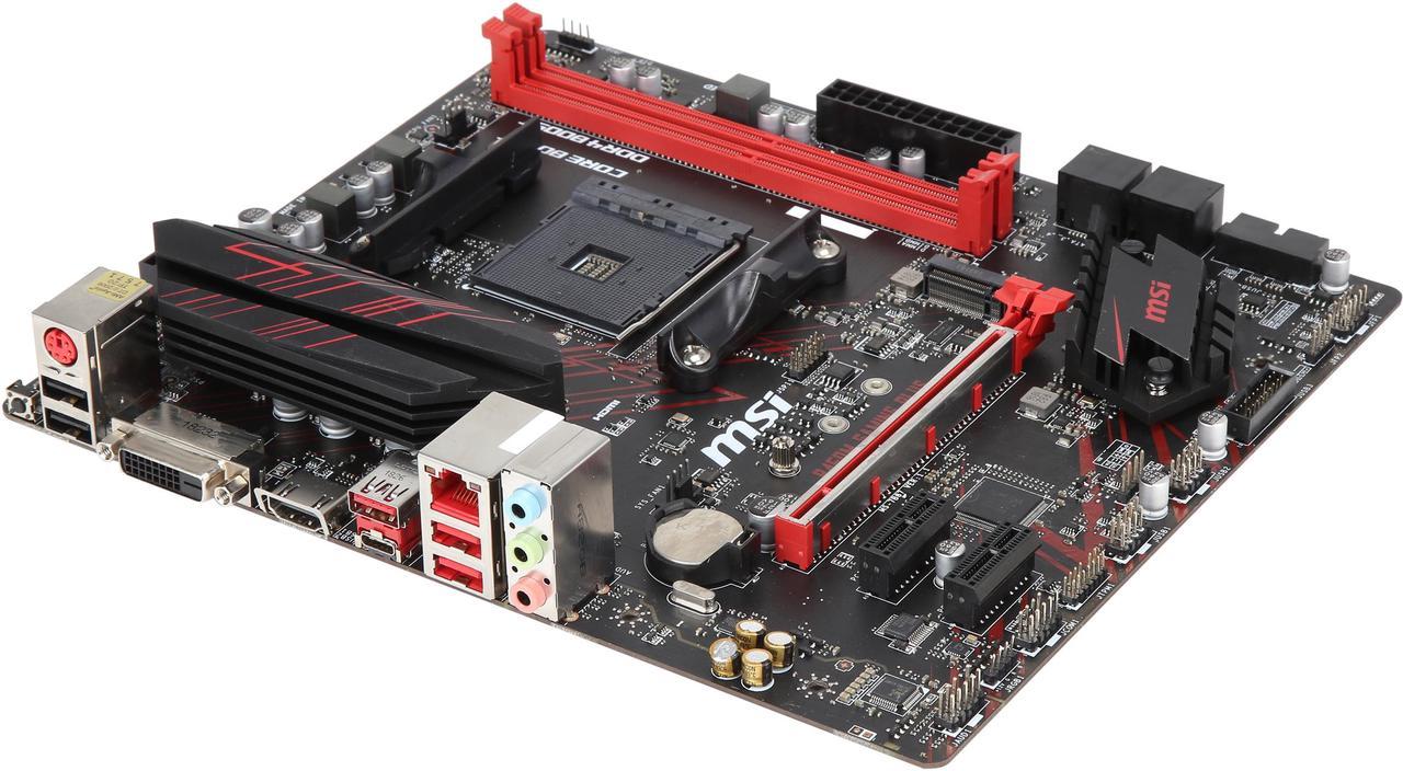 MSI PERFORMANCE GAMING B450M GAMING PLUS AM4 AMD B450 SATA 6Gb/s USB 3.1 HDMI Micro ATX AMD Motherboard