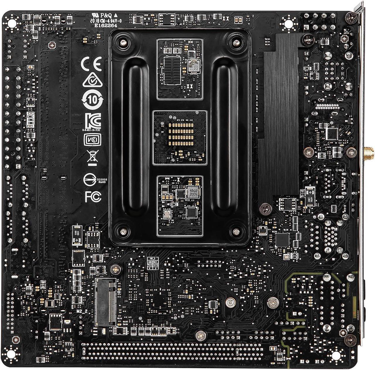 Alt view image 7 of 12 - MSI MPG B550I GAMING EDGE WIFI AM4 AMD B550 Mini ITX AMD Motherboard