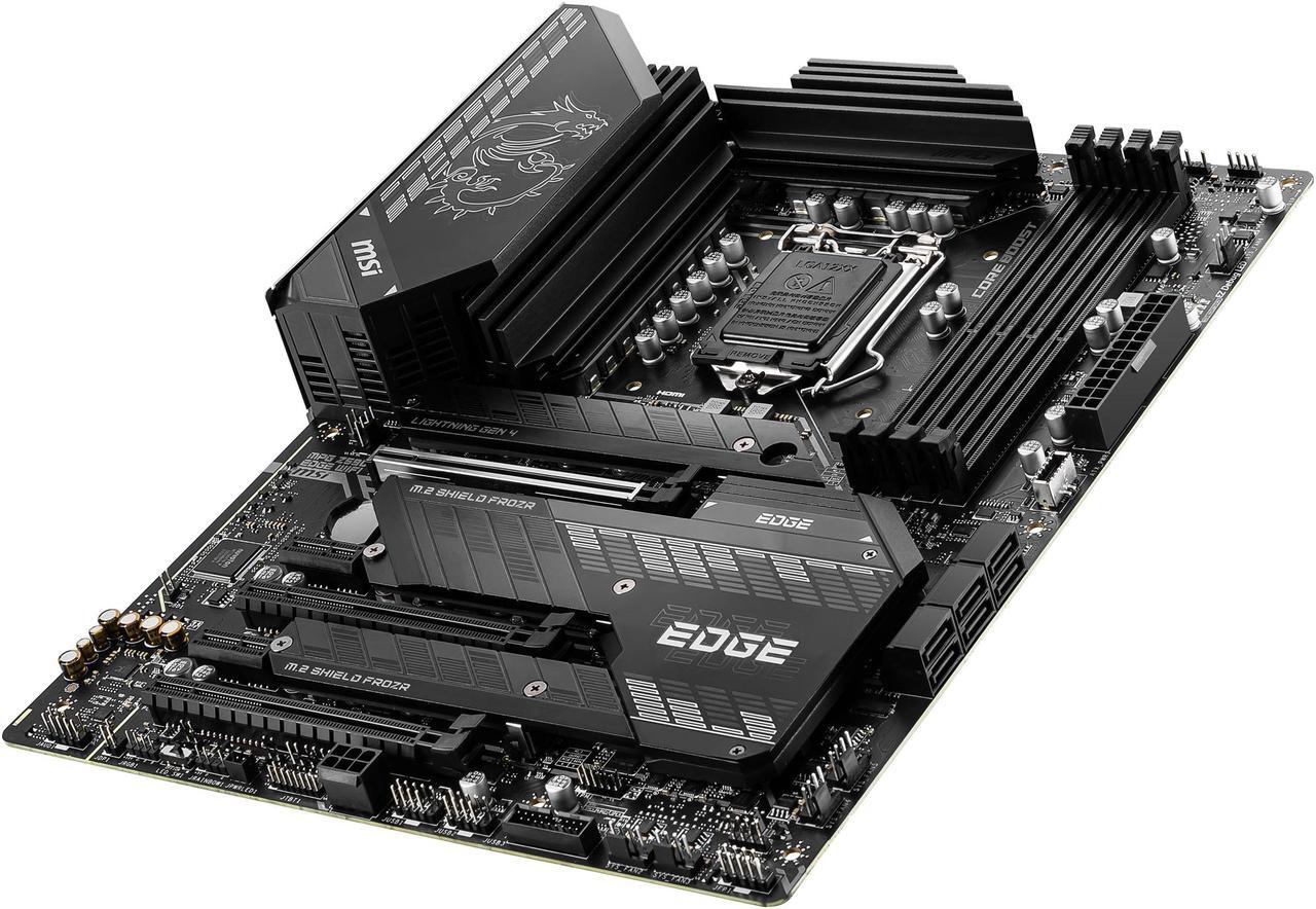 Alt view image 5 of 8 - MSI MPG Z590 GAMING EDGE WIFI LGA 1200 Intel Z590 ATX Intel Motherboard