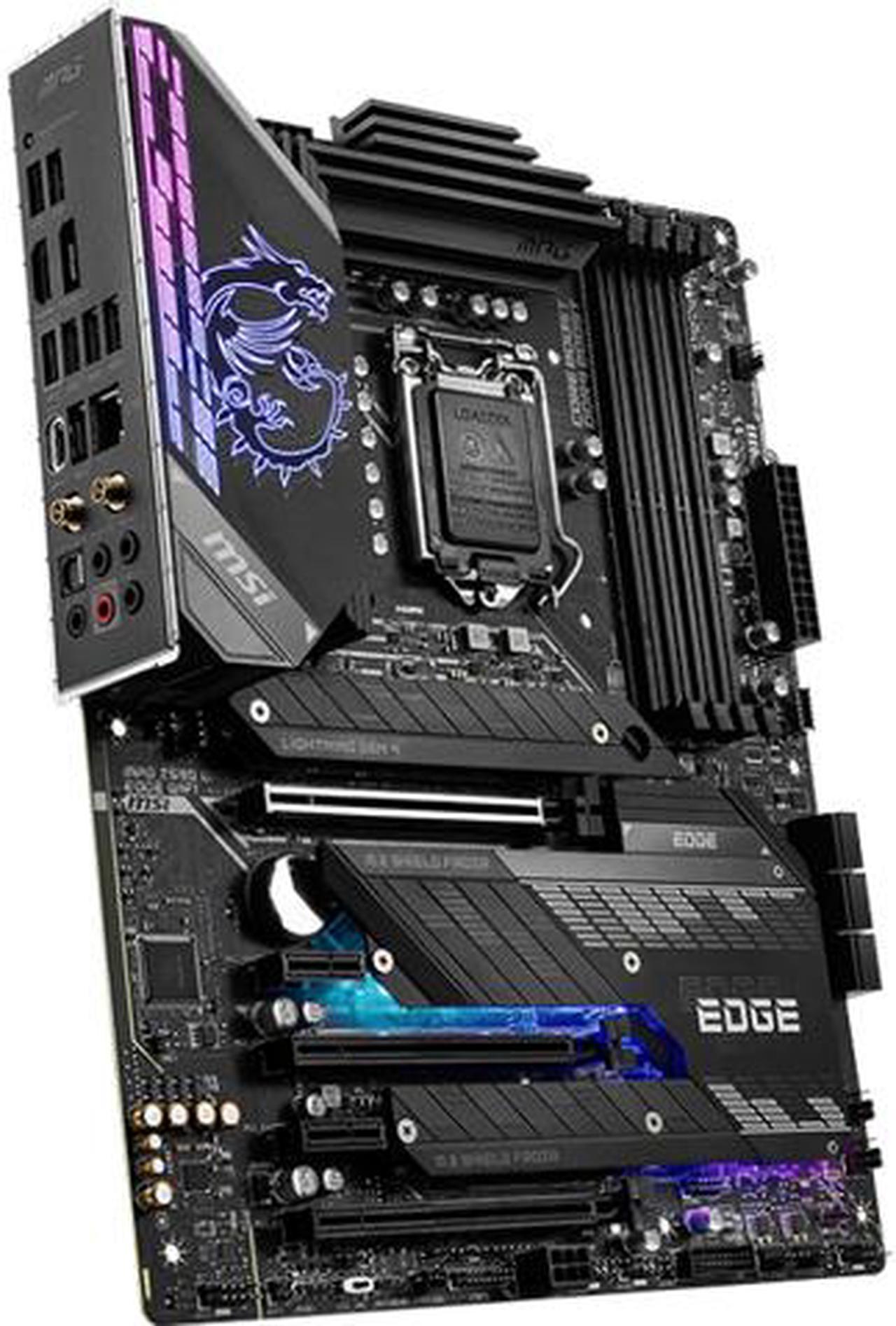 MSI MPG Z590 GAMING EDGE WIFI LGA 1200 Intel Z590 SATA 6Gb/s ATX Intel Motherboard