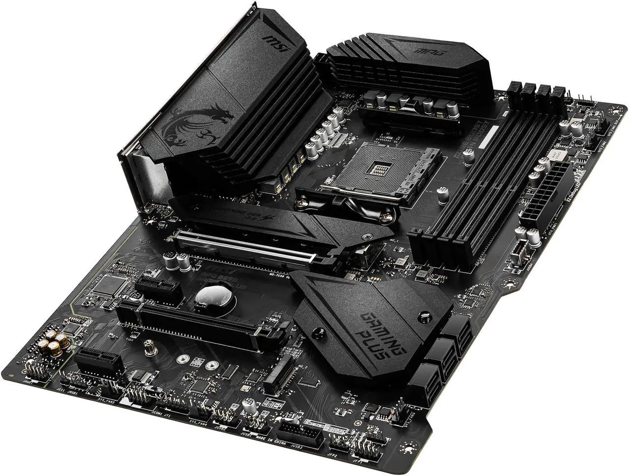 Alt view image 2 of 10 - MSI MPG B550 GAMING PLUS AM4 AMD B550 ATX AMD Motherboard