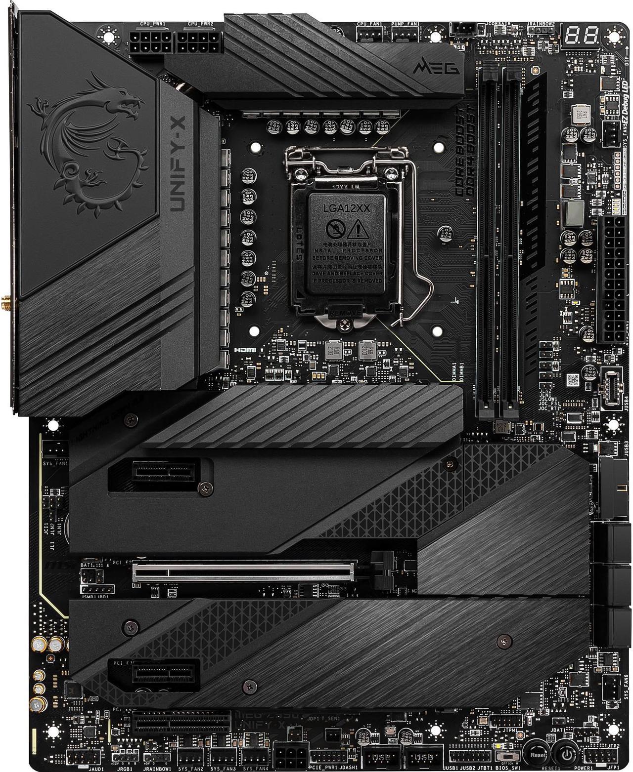 MSI MEG Z590 UNIFY-X LGA 1200 Intel Z590 SATA 6Gb/s ATX Intel Motherboard