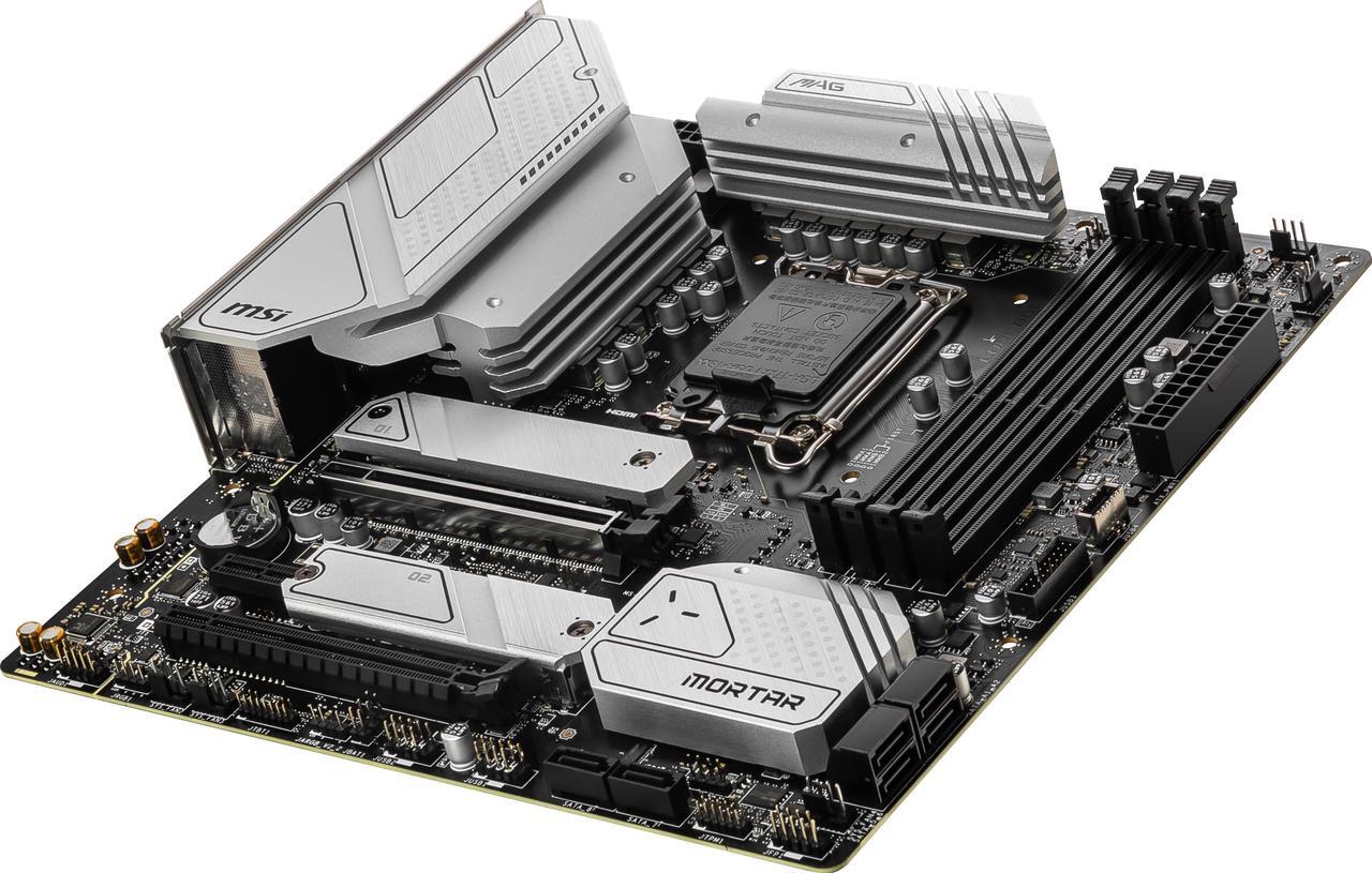 Alt view image 3 of 7 - MSI MAG B660M MORTAR MAX WIFI DDR4 LGA 1700 Intel B660 Micro ATX CLOCKGEN Motherboard