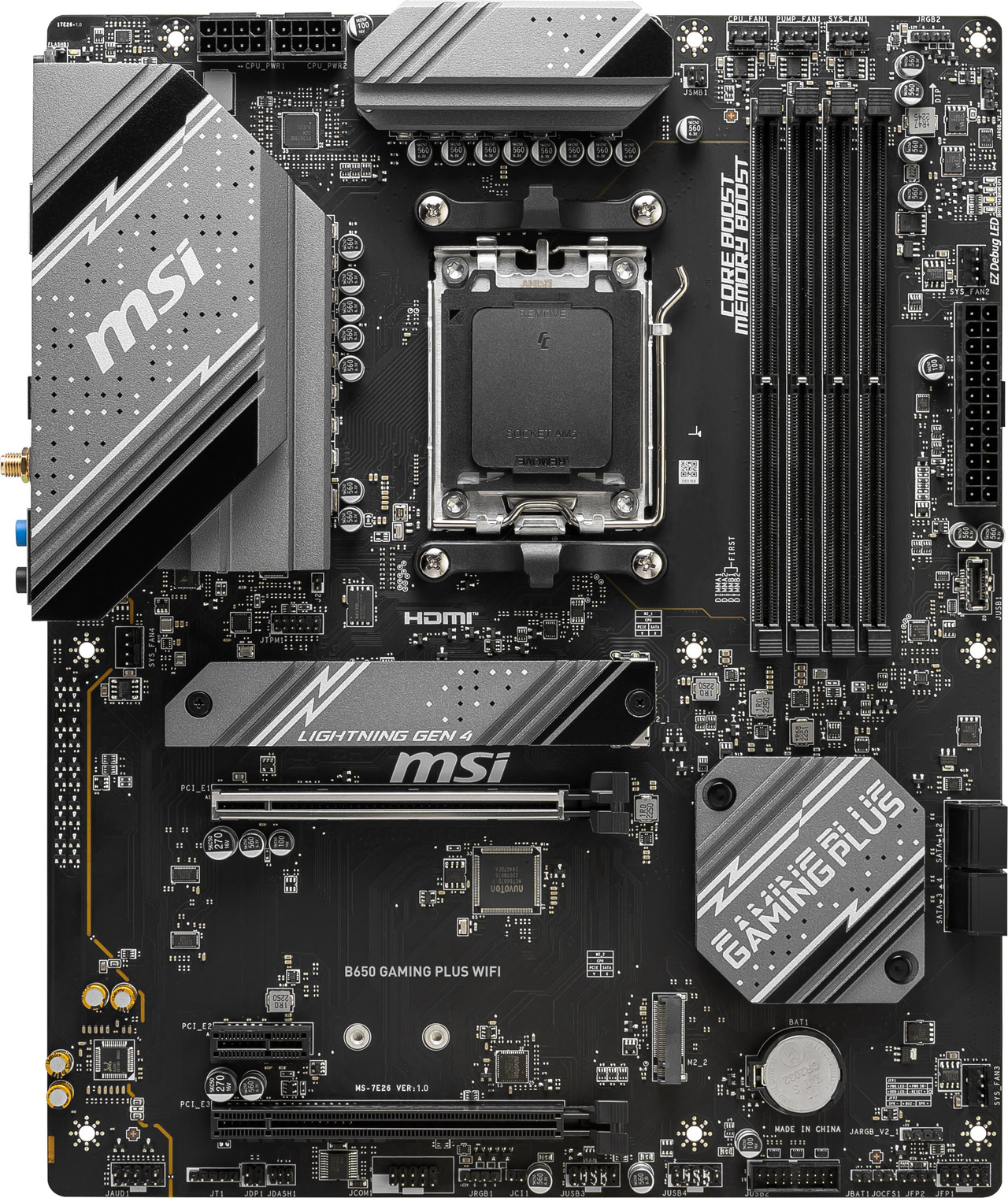 MSI B650 GAMING PLUS WIFI AM5 AMD B650 SATA 6Gb s ATX Motherboard MSI B650 GAMING PLUS WIFI AM5 AMD B650 SATA 6Gb s ATX Motherboard