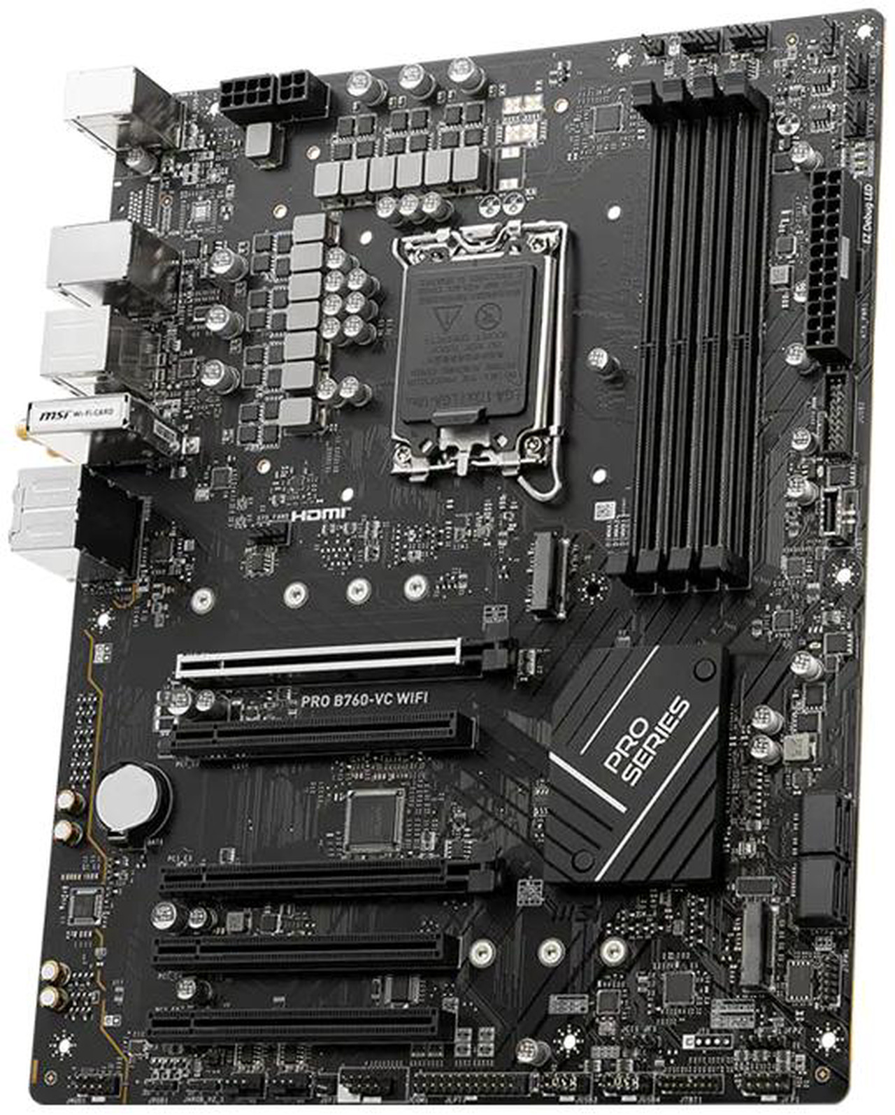 Open Box: MSI PRO B760-VC WIFI ProSeries Motherboard, Intel B760 LGA 1700 ATX, DDR5 7000+(OC) up to 256GB, PCIe 4.0, 2x M.2, 2.5G LAN, Wi-Fi 5, Bluetooth 5.1, USB 3.2 Gen 2 Type-C, Supports 12th/13th/14th Gen I - Newegg.com - Open Box condition - Image 8