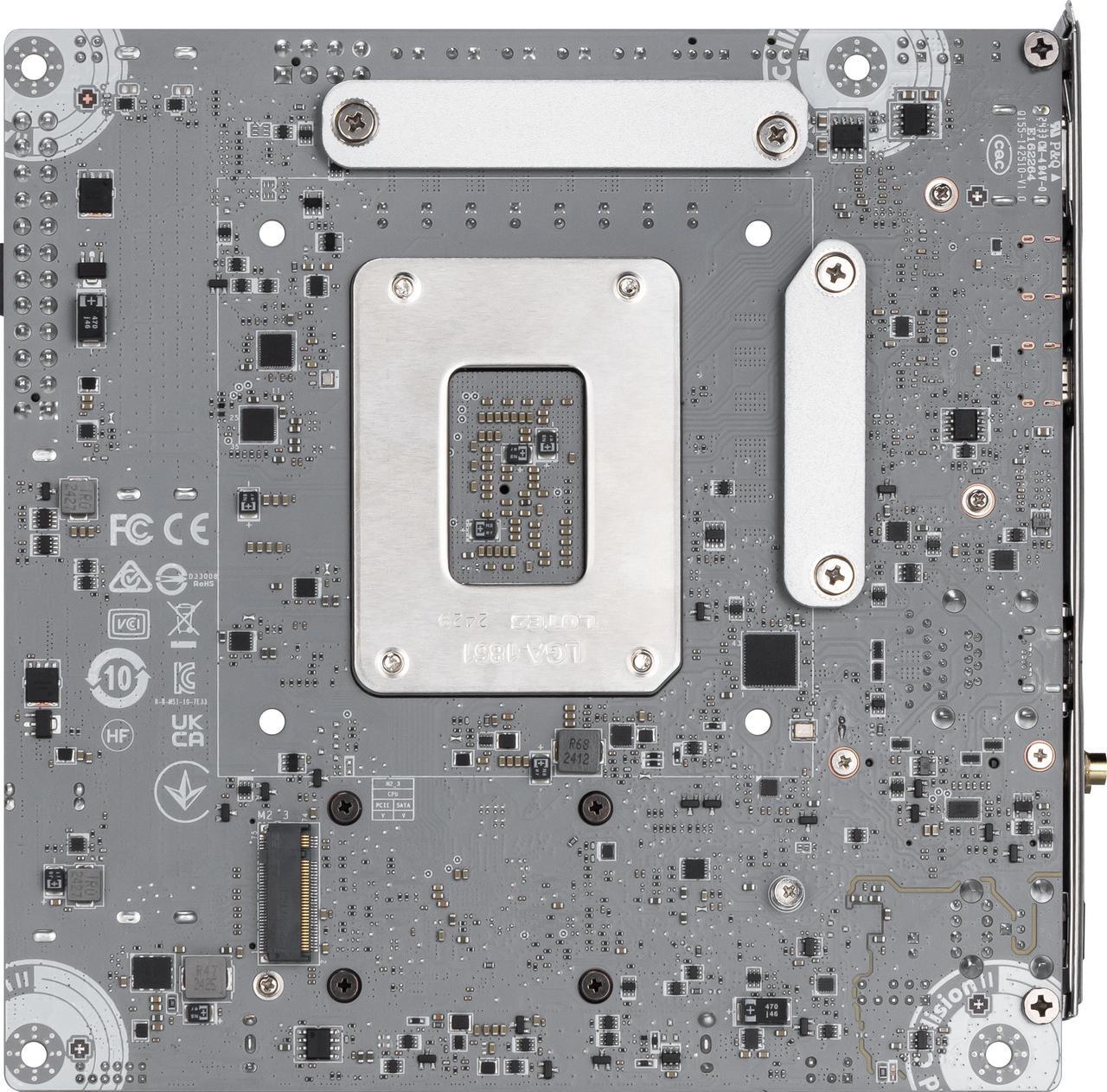 Alt view image 3 of 9 - MSI MPG Z890I EDGE TI WIFI LGA 1851 Intel Z890 SATA 6Gb/s Mini ITX Motherboard