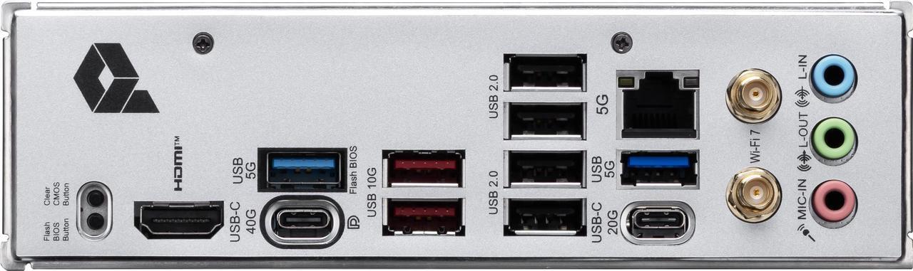 Alt view image 6 of 6 - MSI PRO X870E-P WIFI AM5 ATX AMD Motherboards, USB 4.0 (40G),4x SATA 6Gb/s,Wi-Fi 7, Triple M.2 Connectors,
