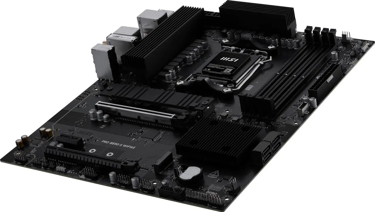 Open Box: MSI PRO B850-S WIFI6E Motherboard, ATX - Supports AMD Ryzen 9000 / 8000 / 7000 Processors, AM5 - DDR5 Memory Boost (8200+ MT/s OC), PCIe 4.0 x16, M.2 Gen5, Wi-Fi 6E, 2.5G LAN - Newegg.com - Open Box condition - Image 10