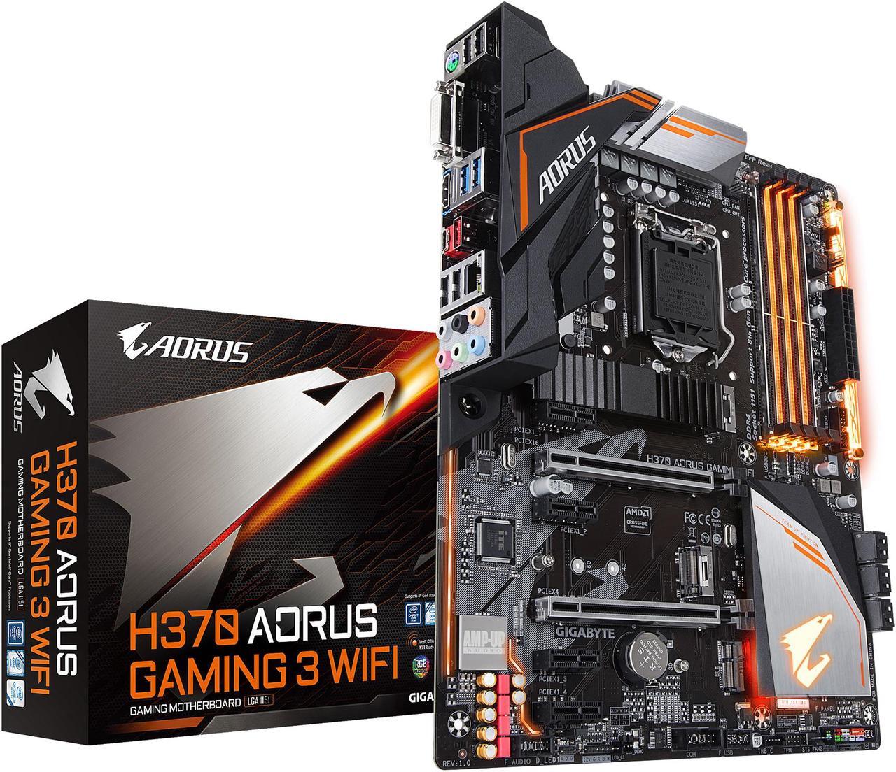Alt view image 12 of 12 - GIGABYTE H370 AORUS Gaming 3 WIFI LGA 1151 (300 Series) Intel H370 HDMI USB 3.1 ATX Intel Motherboard