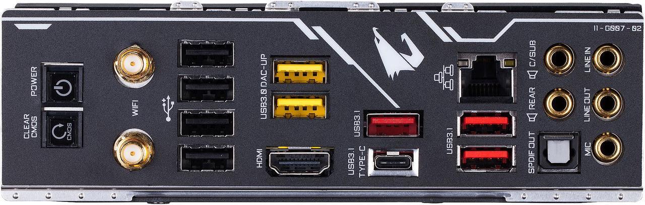 Alt view image 7 of 11 - GIGABYTE Z390 AORUS MASTER LGA 1151 (300 Series) Intel Z390 SATA 6Gb/s ATX Intel Motherboard