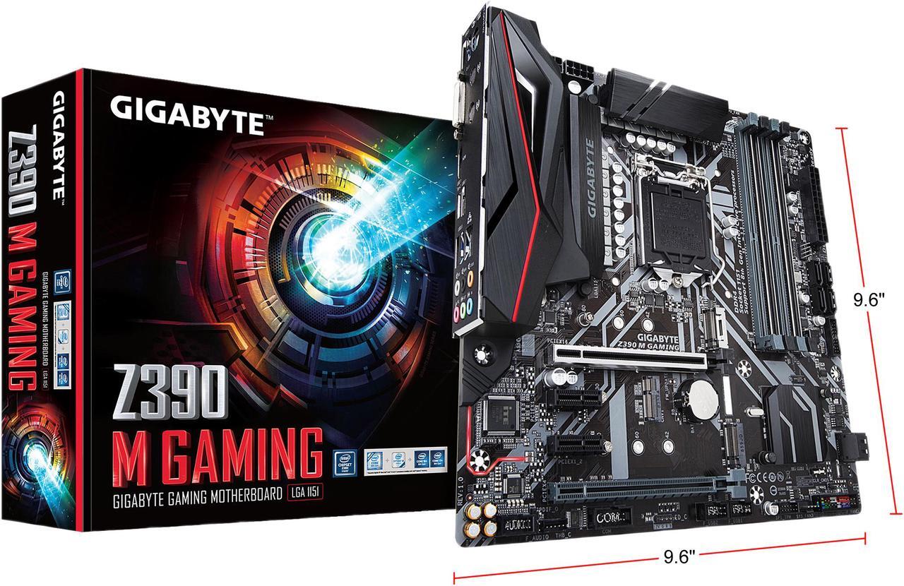 Alt view image 9 of 10 - GIGABYTE Z390 M GAMING LGA 1151 (300 Series) Intel Z390 HDMI USB 3.1 Micro ATX Intel Motherboard