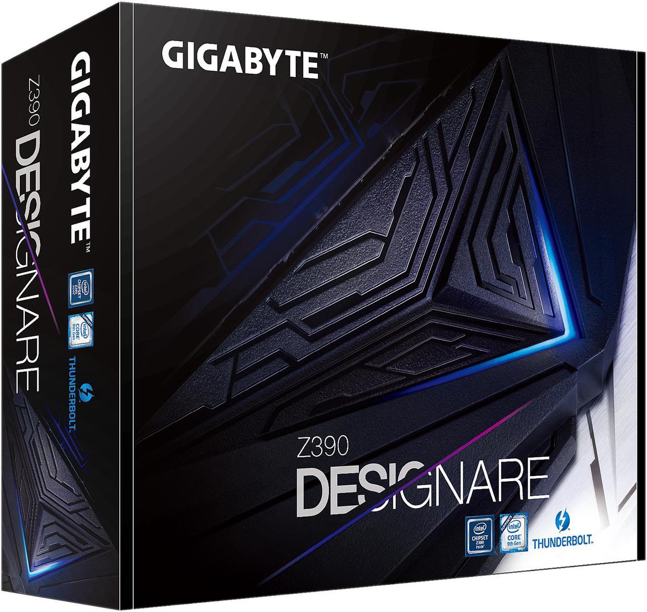 Alt view image 8 of 8 - GIGABYTE Z390 DESIGNARE LGA 1151 (300 Series) Intel Z390 HDMI USB 3.1 ATX Intel Motherboard