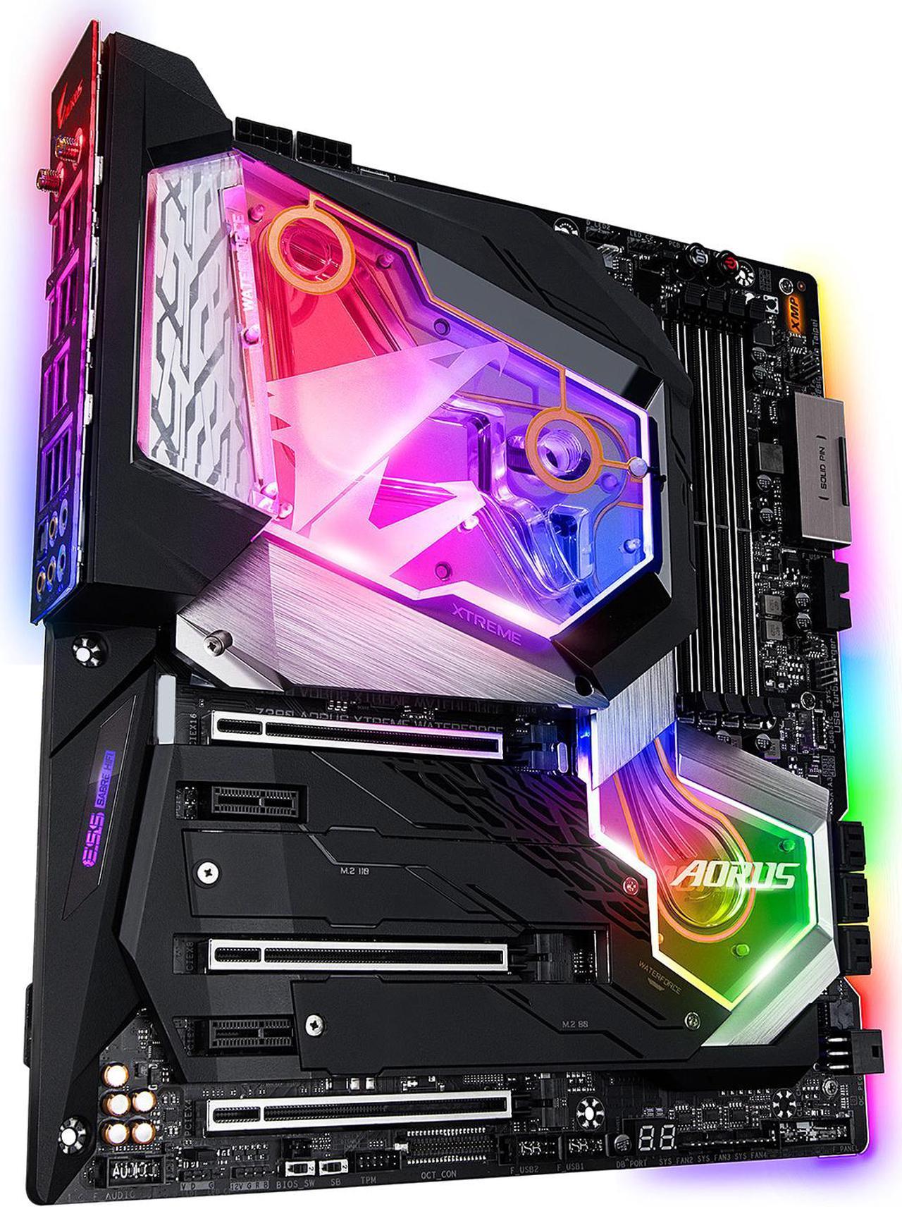 GIGABYTE Z390 AORUS XTREME WATERFORCE LGA 1151 (300 Series) Intel Z390 HDMI SATA 6Gb/s USB 3.1 Extended ATX Intel Motherboard