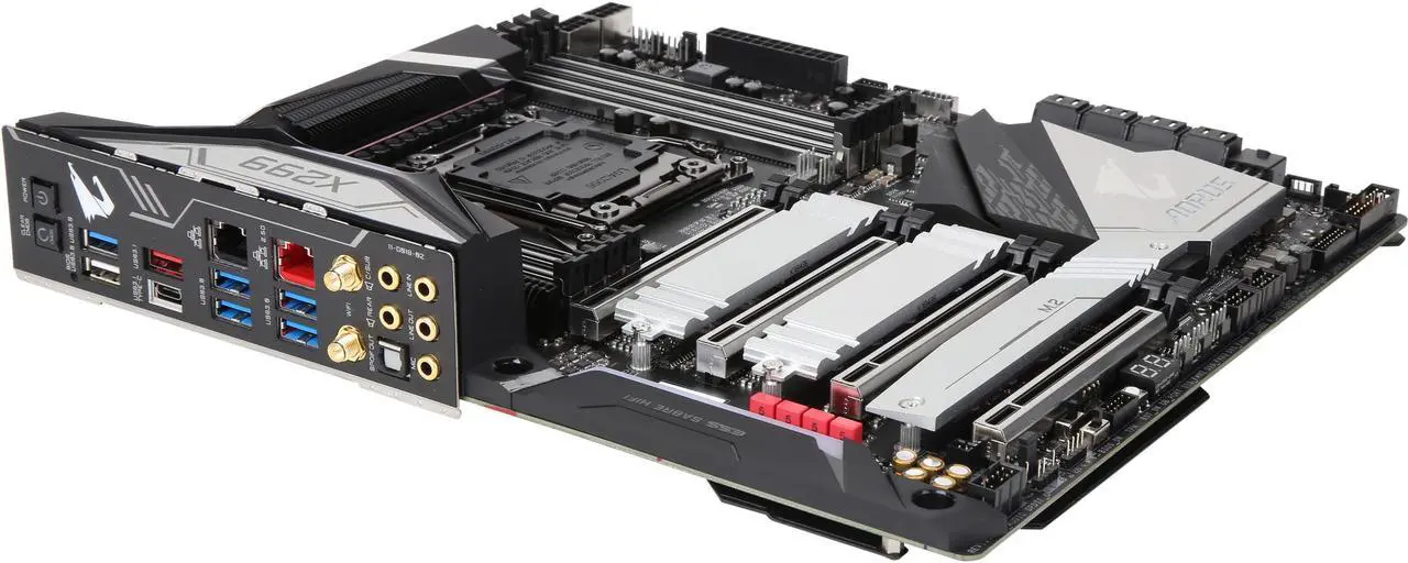 Main image of GIGABYTE X299 AORUS MASTER LGA 2066 Intel X299 USB 3.1 Extended ATX Intel Motherboard