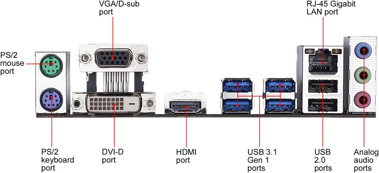 Alt view image 6 of 7 - GIGABYTE B450M GAMING AM4 AMD B450 SATA 6Gb/s USB 3.1 HDMI Micro ATX AMD Motherboard