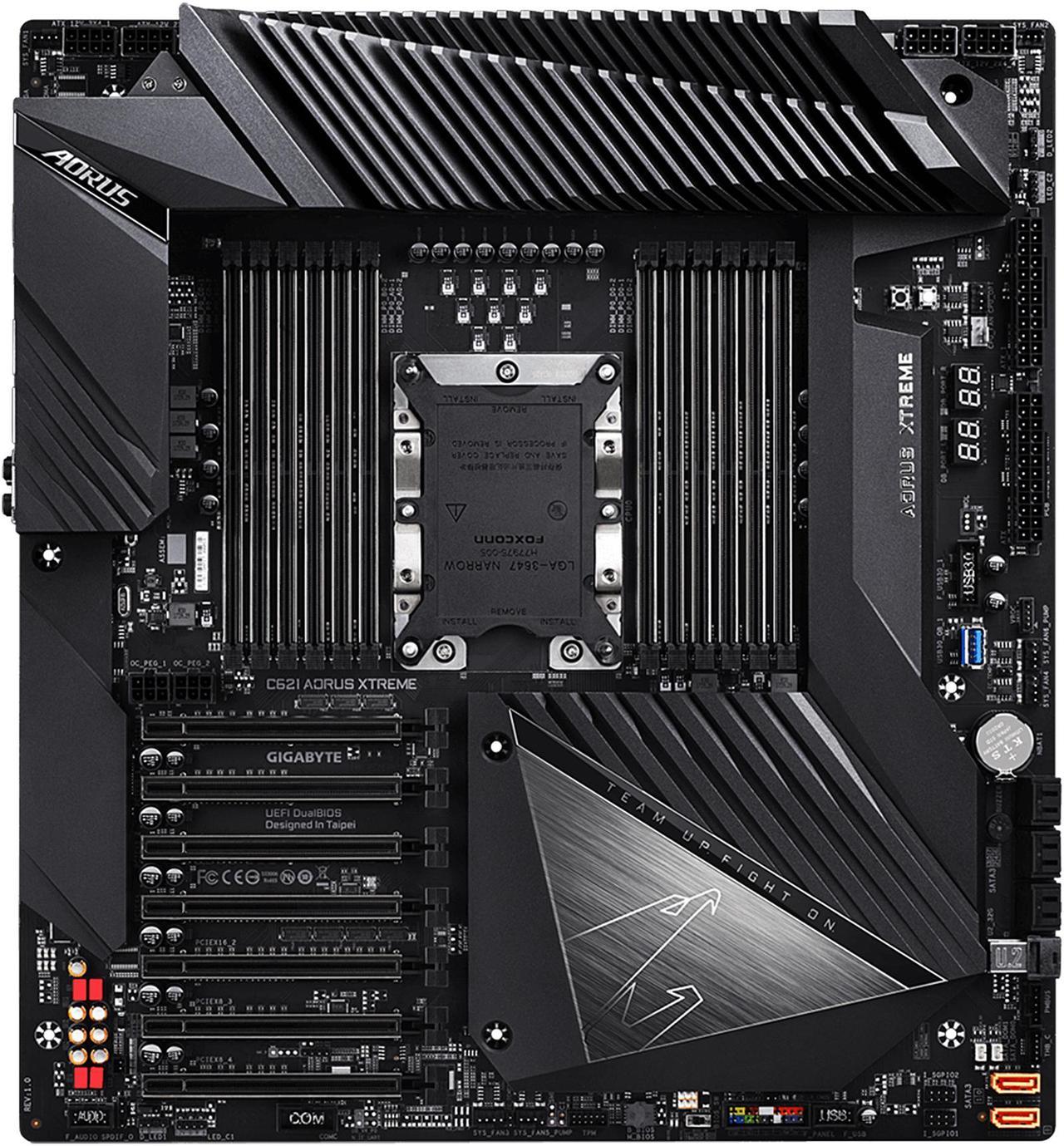 GIGABYTE C621 AORUS XTREME LGA 3647 Intel C621 SATA 6Gb/s Extended ATX Intel Motherboard