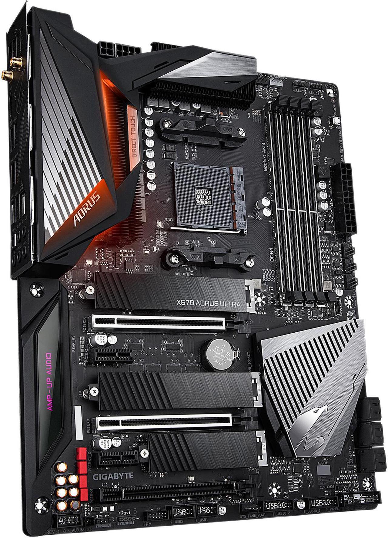 Alt view image 3 of 8 - GIGABYTE X570 AORUS ULTRA AMD Ryzen 3000 PCIe 4.0 SATA 6Gb/s USB 3.2 AMD X570 ATX Motherboard