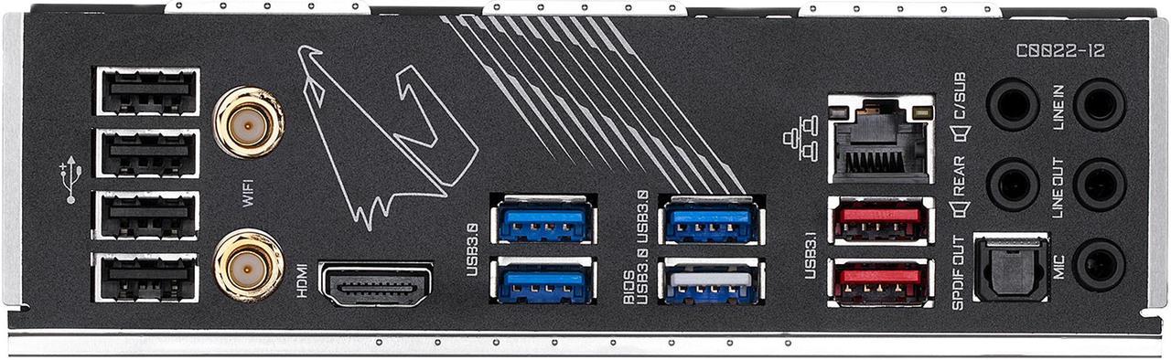 Alt view image 4 of 9 - GIGABYTE X570 AORUS ELITE WIFI AM4 AMD X570 SATA 6Gb/s USB 3.0 ATX AMD Motherboard