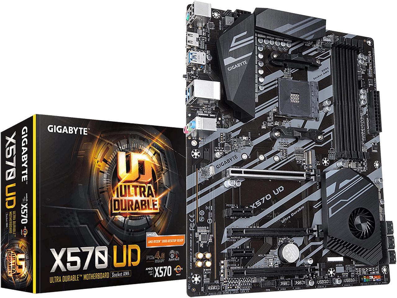 Alt view image 7 of 8 - GIGABYTE X570 UD AMD Ryzen 3000 PCIe 4.0 SATA 6Gb/s USB 3.2 AMD X570 ATX Motherboard
