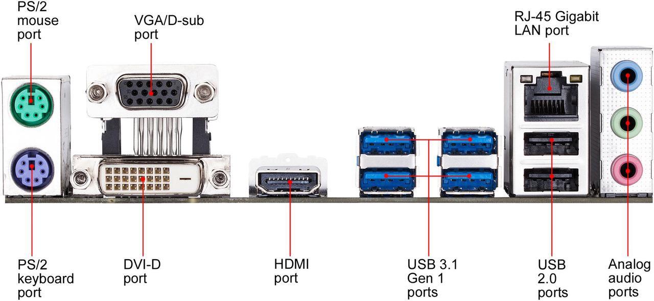 Alt view image 6 of 8 - GIGABYTE GA-A320M-S2H AM4 AMD A320 Micro ATX AMD Motherboard